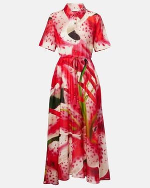 Tory Burch Dress With Print - Red