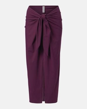 Karla Colletto Basics Beach Cover-Up - Purple