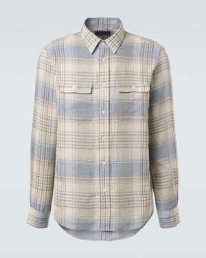 Ralph Lauren Plaid Linen Shirt - Grey