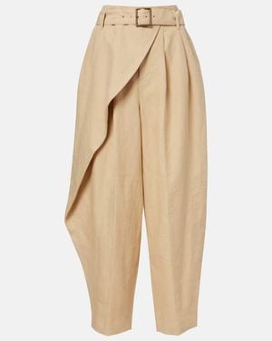 Polo Ralph Lauren Barrel-Hose Aus Leinen - Natur