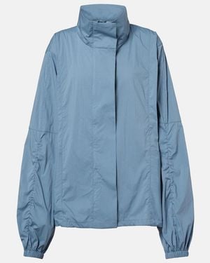 Norba Shell Cotton-Blend Jacket - Blue