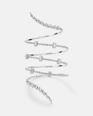 YEPREM Pulsera Y-Couture De Oro Blanco De 18 Ct Con Diamantes