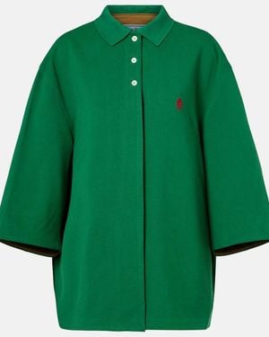 Prada Cotton Pique Coat - Green
