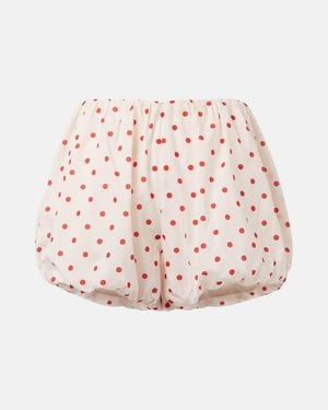Posse Aurelia Polka-Dot Shorts - Pink