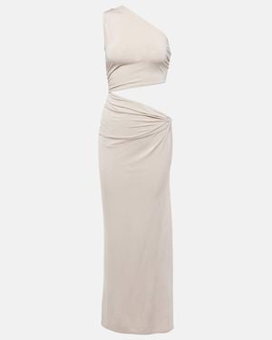 JADE Swim Yana Cutout Jersey Maxi Dress - White