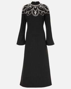 Jonathan Simkhai Odetta Embellished Midi Dress - Black