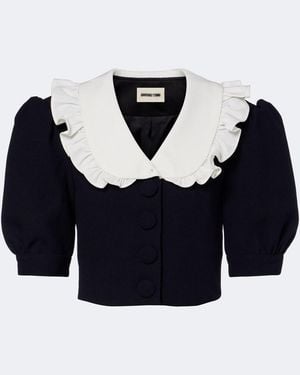 ShuShu/Tong Giacca Cropped - Blu