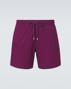 Vilebrequin Mahina Swim Trunks - Purple