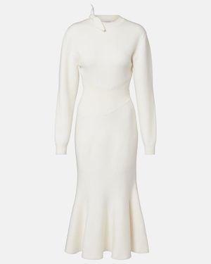 Givenchy Bow-Detail Midi Dress - White