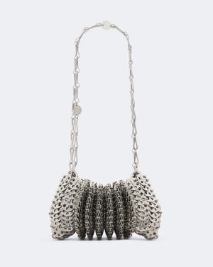 Rabanne Verzierte Schultertasche 1969 - Weiß