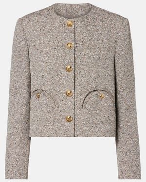 Blazé Milano Jacke Shamo Aus Tweed - Grau