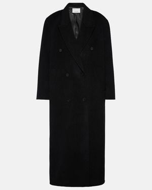 Frankie Shop Gaia Oversized Wool-Blend Coat - Black