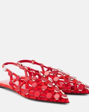 The Attico Flat Shoes - Red