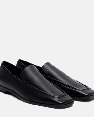 A.Emery Lane Leather Loafers - Black
