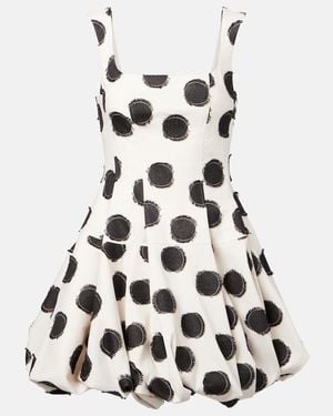 Jonathan Simkhai Juni Polka-Dot Minidress - White