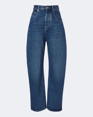 Bottega Veneta Barrel-Leg Jeans - Blue