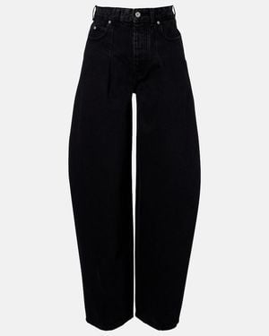 Jacquemus Ovalo De-Nimes Barrel-Leg Jeans - Blue
