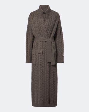 arch4 Cardigan Trenzado Bond Street De Cachemir - Marrón
