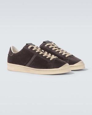 Jil Sander Baskets En Daim - Marron