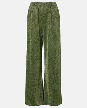 Oséree Lumiere Wide-Leg Trousers - Green