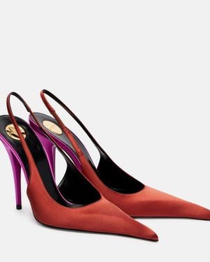 Saint Laurent Deroche Slingback Pump - Multicolour