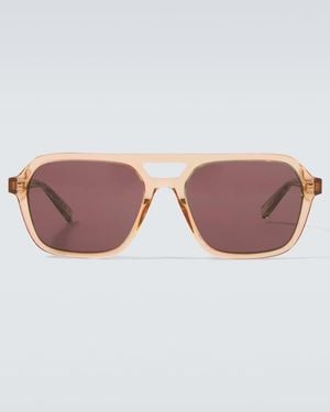 Saint Laurent Aviator Sunglasses - Brown