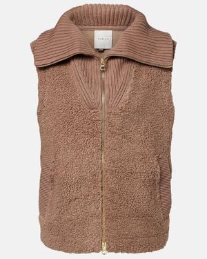 Varley Turtleneck Vest - Brown