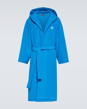 Balenciaga X Adidas Logo Bathrobe - Blue