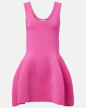 Jonathan Simkhai Larina Flared Minidress - Pink