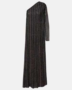 Missoni Chevron Lame Maxi Dress - Black