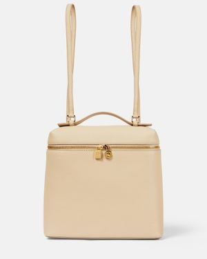 Loro Piana Extra Pocket L23.5 Leather Backpack - Natural