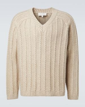 Studio Nicholson X Aaron Levine Pullover Sussex Aus Schurwolle - Natur