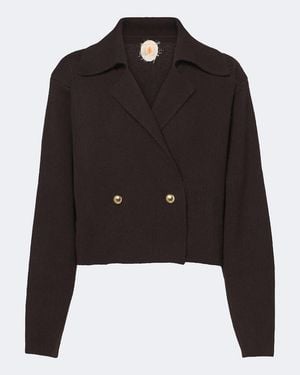 Jardin Des Orangers Cropped Wool And Cashmere Jacket - Black