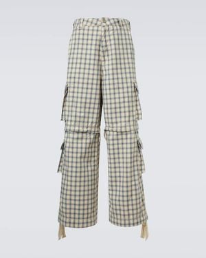 ERL Cargohose Aus Baumwolle - Weiß