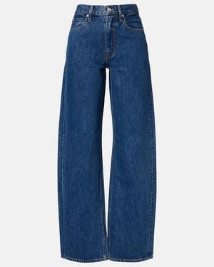 SLVRLAKE Denim Cassie Wide-Leg Jeans - Blue