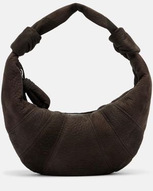 Lemaire Schultertasche Fortune Croissant Mini Aus Leder - Schwarz