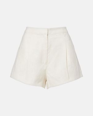 Posse Linen Shorts - White