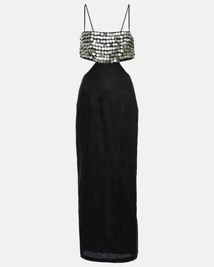 STAUD Jada Cut-out Maxi Dress - Black