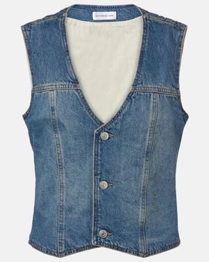 Victoria Beckham Denim Vest - Blue