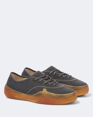 ERL Canvas Low-Top Trainers - Black