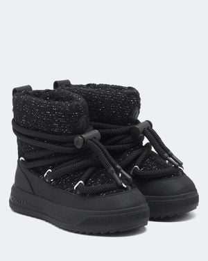 Moncler Bottines Apres-Ski Altive En Cuir - Noir
