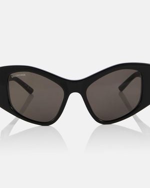 Balenciaga Dynasty Rectangular Sunglasses - Brown