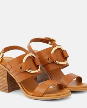 See By Chloé Hana Leather Sandals - Brown