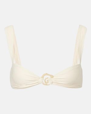 SAME Spiral Bikini Top - White