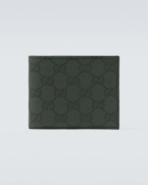 Gucci Portemonnaie Gg Aus Canvas - Grün