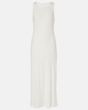 The Row Yule Cotton Midi Dress - White