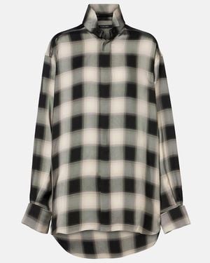 Phoebe Philo Oversize-Hemd - Schwarz