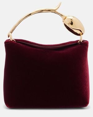 Erdem Tasche Bloom Micro Aus Samt - Rot