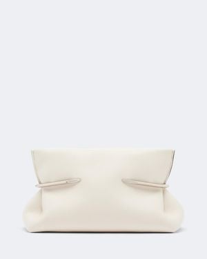 Givenchy Pochette Pinch Soft En Cuir - Blanc