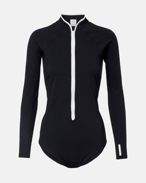 Hunza G Tyra Rashguard Swimsuit - Blue